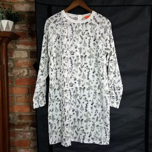 Joe Fresh White Floral Shift Dress - Picture 4 of 10